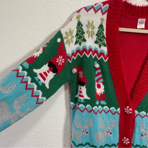 Holiday Time Christmas Cardigan – Festive Ugly Sweater Style - Picture 2 of 10